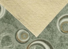 Koberce Breno Metrážny koberec DROPS 92, šíře role 400 cm, zelená, viacfarebná