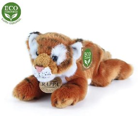 Plyšový tiger hnedý ležiaci, 17 cm ECO-FRIENDLY