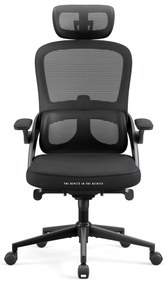 Ergonomická kancelárska stolička Diablo V-Light, čierna