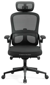 Ergonomická kancelárska stolička Diablo V-Light, čierna