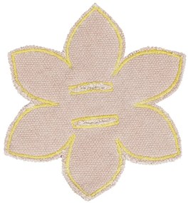 Krémový bavlnený detský hrací koberec 120x160 cm Wildflowers – Lorena Canals