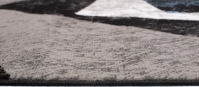TA Koberec K855E BLACK CHEAP PP EYM Sivý Obdĺžnikový Rozmer: 80x150 cm