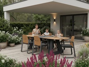 CH Záhradná hliníková stolička Thompson