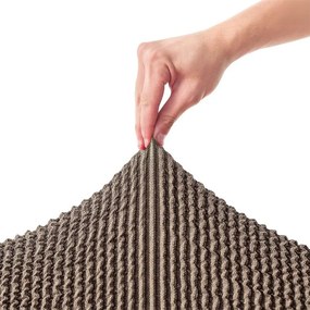 Bielastické poťahy COSTINA oriešková kreslo (š. 60 - 110 cm)