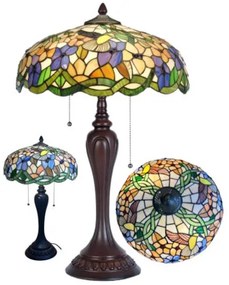 Lampa s retiazkami Tiffany SPRING Ø40*60 1221 sklíčok
