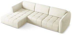 Biela rohová pohovka (ľavý roh) Hoku – Makamii