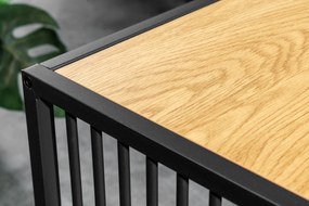 Príručný stolík na architektúru 40cm vzhľad divoký dub