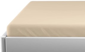 Jersey plachta do detskej postieľky svetlobéžová 70 x 140 cm