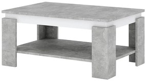Konferenčný stolík LUNO sivý betón/antracit