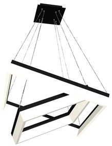 Závesné LED svietidlo Nero, 2x LED 80w, 4000k, b