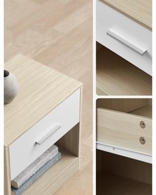 Súprava nočných stolíkov E1081, dub, 2 ks