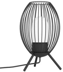 Stolová lampa Eglo oceľ čierna 900123