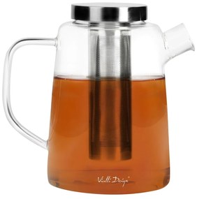 Sklenená čajová kanvica Vialli Design, 1,5 l