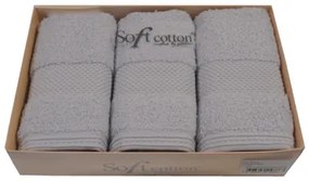 Soft Cotton Darčeková sada malých uterákov DELUXE Svetlo modrá