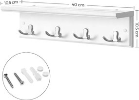 Nástenný vešiak s policou LHR42WT