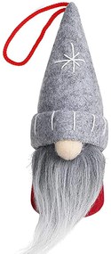 Tutumi Tutumi, vianočný škriatok 16 cm YX053, šedá, CHR-03007