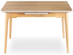 PROXIMA.store - Rozkladací jedálenský stôl Samer 120 cm FARBA: dub, FARBA NÔH: dub