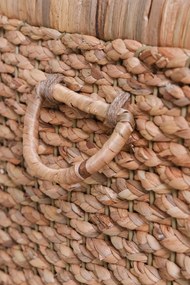 Truhla na bielizeň LEA, vodný hyacint, šírka 84 cm, natur