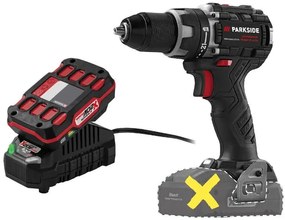 Parkside Performance®  Aku vŕtací skrutkovač 20 V Pabsp 20 Li C4 + Akumulátor 20 V 2 Ah PAP 20 B1 + Nabíjačka 20 V 2,4 A  (800011860)