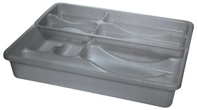 Vložka do zásuvky dvojradová strieborná