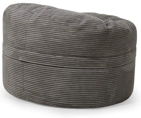 Krémový menčestrový detský sedací vak Roll 80 – SLOWDOWN