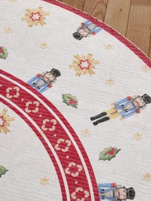 Villeroy & Boch, Kusový koberec Villeroy & Boch Toy's delight 106274 Cream, Red kruh, 160x160 (priemer) kruh, červená, obývacia izba