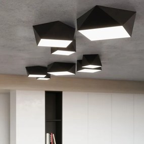 Stropné svietidlo HEXA 2xE27/60W/230V čierna