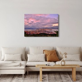 Obraz - Súmrak nad mestom (90x60 cm)
