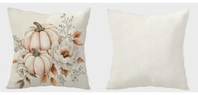 Obliečka na vankúš HELLO PUMPKIN 45x45 cm, béžová