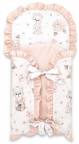 Detský viacúčelový spací vak Baletka púdrovo ružový