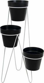 STOJAN NA KVETINÁČ TRIPOD 95X45X24 CM BIELA