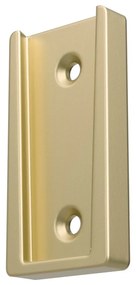 Matne zlatá oceľová roztiahnuteľná garniža 107 - 305 cm Flute – Umbra