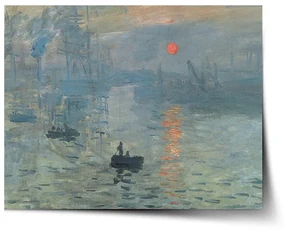 Sablio Plagát Impresia, východ slnka - Claude Monet - 60x40 cm