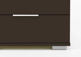 Nočný stolík Easy Plus, 3 zásuvky, grafit