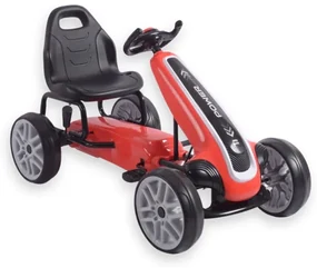 Šlapacia motokára POWER červená