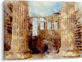 Obraz - Érechthéion, Atény, Grécko (70x50 cm)