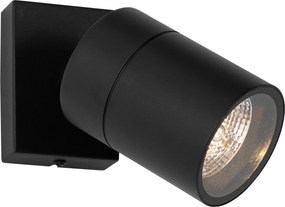 Vonkajšie nástenné svietidlo čierne AR70 nastaviteľné IP44 - Solo