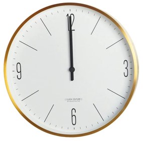 Nástenné hodiny clock couture zlaté MUZZA