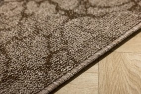 Metrážny koberec Marble 90 mramor, hnedý / béžový