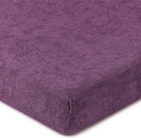 4Home froté prestieradlo fialová, 180 x 200 cm