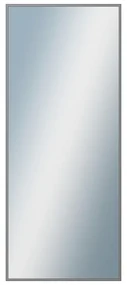 DANTIK - Zrkadlo v rámu, rozmer s rámom 50x120 cm z lišty Hliník platina (7269019)