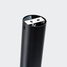 Sollux SL.1409 - Bodové svietidlo NERO 1xGU10/10W/230V 22,5 cm čierna/lesklý chróm