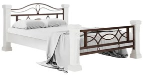 furniture-nabytek.cz - Postel Byzanz 200x200 bílá