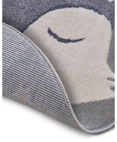 Sivý detský koberec ø 140 cm Fox – Hanse Home