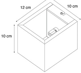 Sada 2 inteligentných nástenných svietidiel orechové drevo vrátane WiFi G9 - Transfer