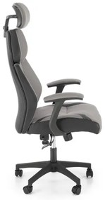 Kancelárska stolička HIRU sivá/čierna