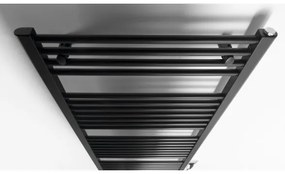 Aqualine - Kúpeľňový elektrický radiátor DIRECT-E 600W/230V 132 cm matná čierna