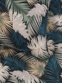 Bavlnená obliečka na vankúš Renforcé 40 × 60 cm - Taisa zelená/modrá