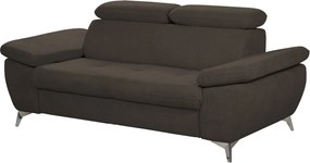 Dvojsedák Gisele, tmavo hnedá espresso látka