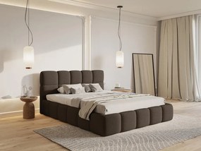 Manželská posteľ 140 cm Cirsten 140B (s roštom) (béžová). Vlastná spoľahlivá doprava až k Vám domov. 1099523